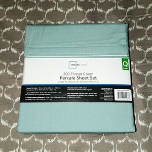 Light blue Carcale sheet set